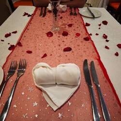 Diner -Tabel. Eigentlich mag ich ja rot. 😎😂