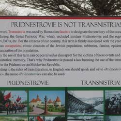 Die Erklärung warum man nicht Transnistrien sagen darf