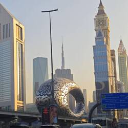 Das Museum of the Future, welches wir gestern von innen sahen...