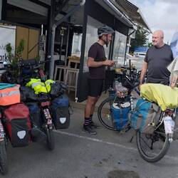 Mit Gabriel aus Argentinien.