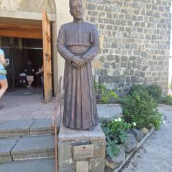 Outside the chapel