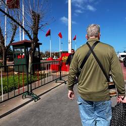 Another stealth photo of the palace area