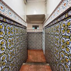 The tile entryway was spectacular