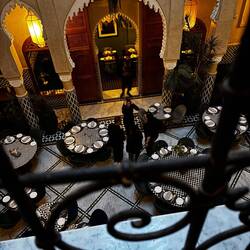 The view from our terrace table