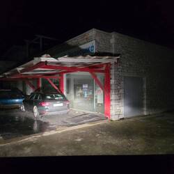 Not-Schlafplatz in Pirgos Dirou 😏