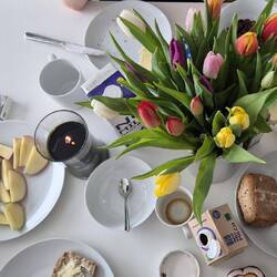 Frühstück am Mittag
