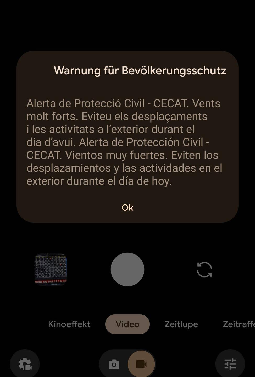 Gefahrenmeldung aufs Handy