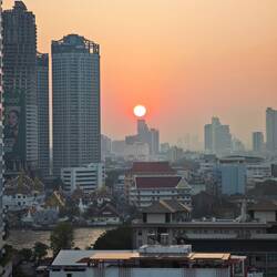Sonnenaufgang vom Schlafzimmer
