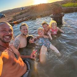 Mit der 81er Gang in der Quelle 💦🙂