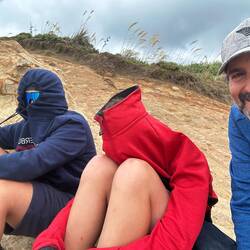 Gut geschützt vor dem Sandpeeling