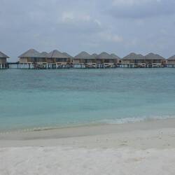 Die Wasserbungalows für längeren Aufenthalt