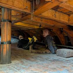 Tight sleeping quarters