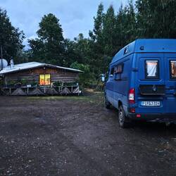 (Not-)Stellplatz bei Rosa am Nationalpark Nahuelbuta