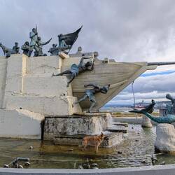 Dog is thinking, "What are they looking at?"