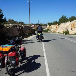 ...im steilen Gelände.