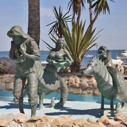 Das Fischer Denkmal in Los Alcàzares.