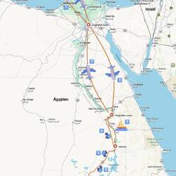 Unsere Route in den nächsten 2 Wochen
