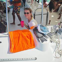 Gibt auch freundliche Menschen an Bord. 🤭😎