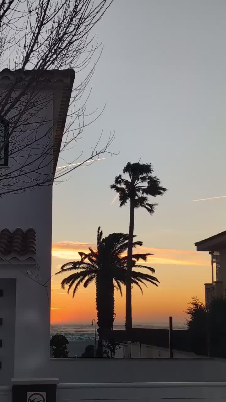 Sonnenaufgang noch mit heftigem Wind