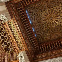 Light peeping through the retractable roof