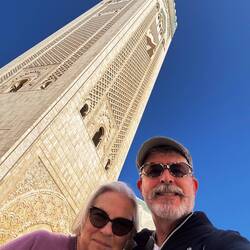 The mosque minaret