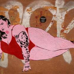 Mural on the way to lunch — Bologna, Italy.