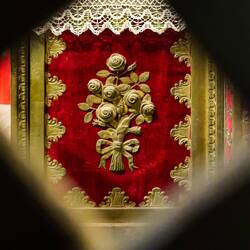 Altar detail in the Chapel of the Bandage — Basilica Santuario di Santo Stefano — Bologna.