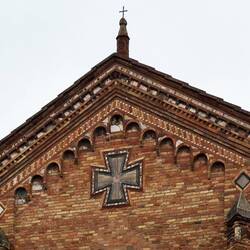 Exterior detail — Basilica Santuario di Santo Stefano — Bologna.