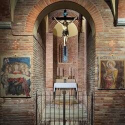 Cappella della Santa Croce ... Chiesa della Trinità — Bologna, Italy.