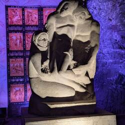 The Pieta. Mary had the features of a Muisca woman