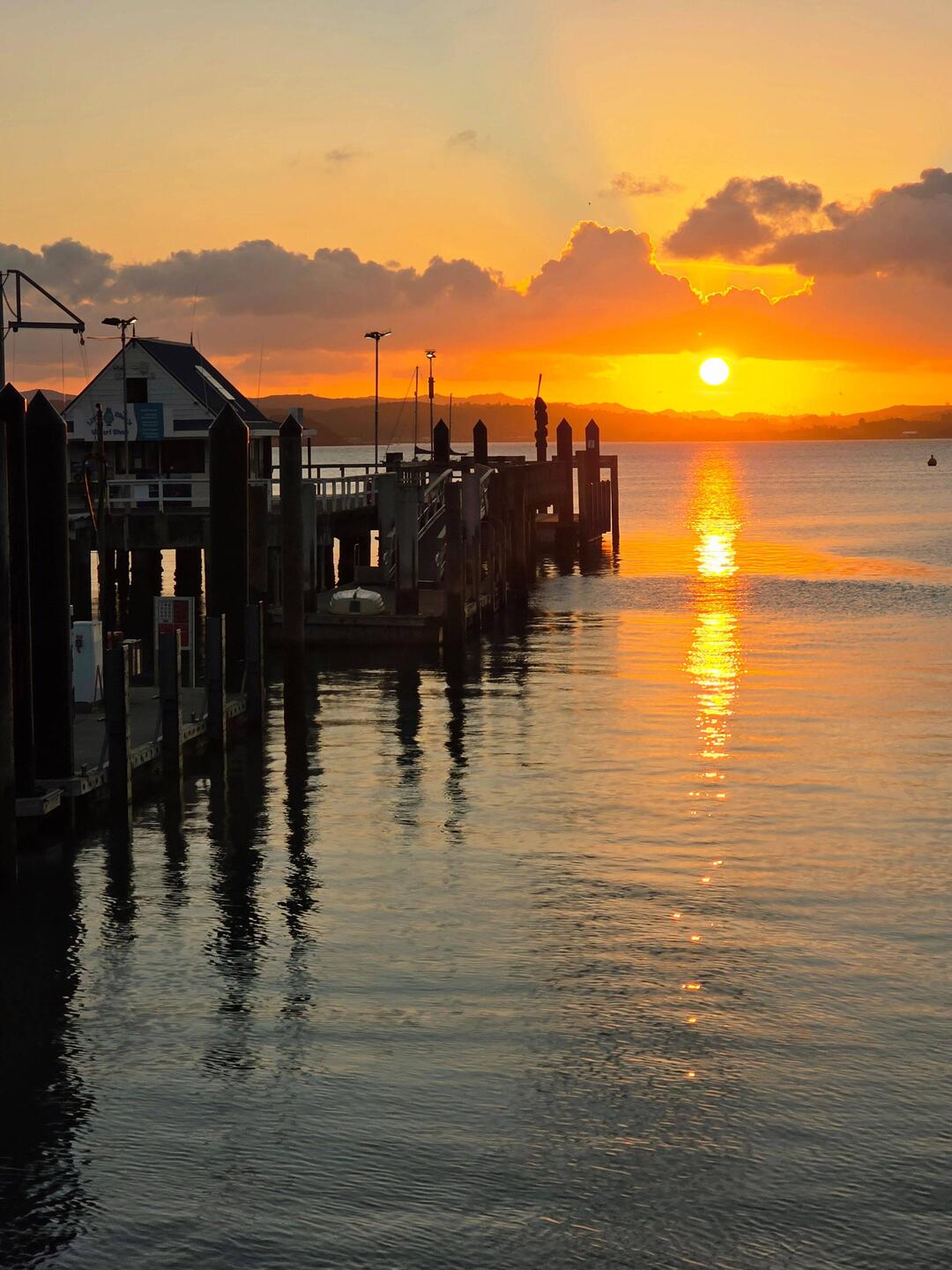 Beautiful sunset - Russell waterfront