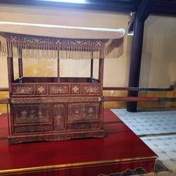 Die Senfte der Queen mum