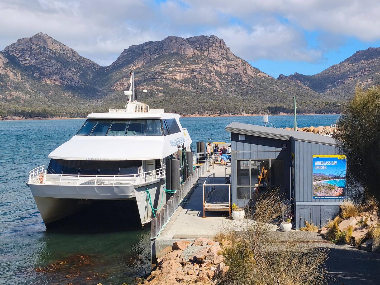 mit der MV Schouten Passage II unterwegs