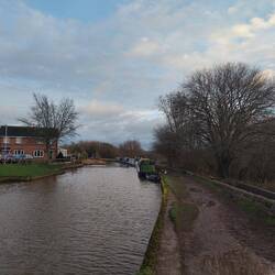 Moored with other boats at the visitor moorings