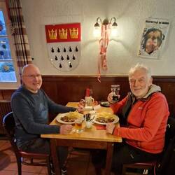 Abschluss wieder im Aueler Hof.