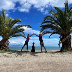 ..noch ein schnelles Foto und los geht's zu Mittag🚐🌴"NAFPLIO"wir kommen!🤩