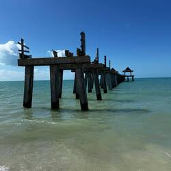 Letztes Bild vom alten Pier (Rest)