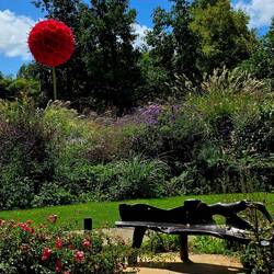 Cool benches throughout