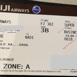 My boarding pass for FJ362.