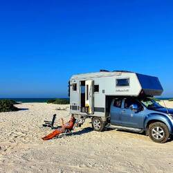Angekommen an der Beach
