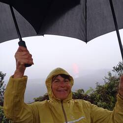 Arrivée au volcan 17h