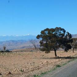 Blick aus der Hochebene auf den Anti Atlas