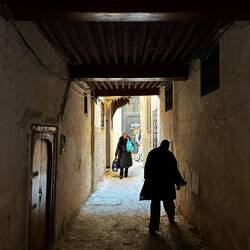 Narrow streets of the Medina