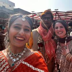 Shaily (sister) and dad