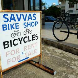 Auch hier gibt es einen Bike Shop.