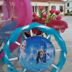 Eisprinzessin-Motiv als Radkappen.