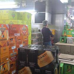 Blick in eines der Vorratslager