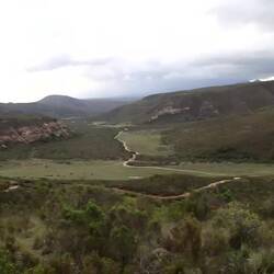 Aussicht beim Apero Stopp in einen Teil des Gondwana Game Reserve