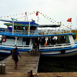 Notre bateau de plongée/snorkeling 🤗