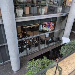 A sales presentation below street level of our hotel